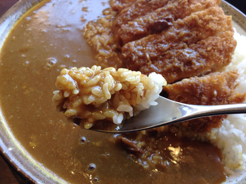 CoCo壱番屋　手仕込とんかつカレーをひと口