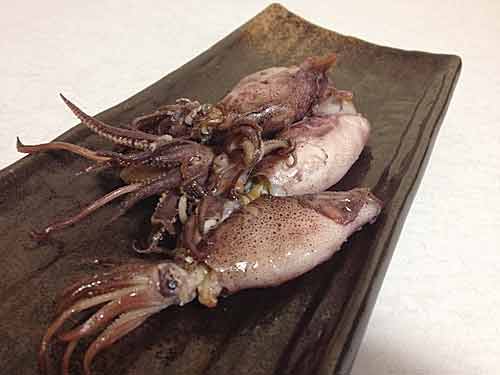 イカの甘辛煮　アップ