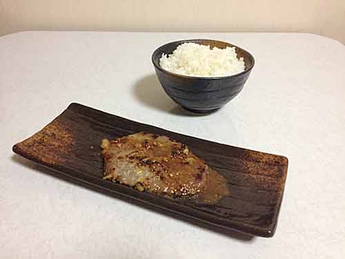 ごはんと和牛の味噌漬け