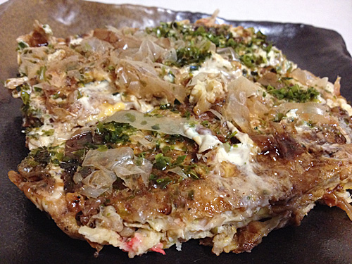 お好み焼き（豚玉）　アップ