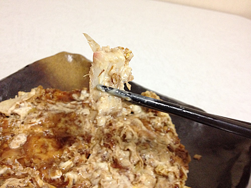 お好み焼きのイカ
