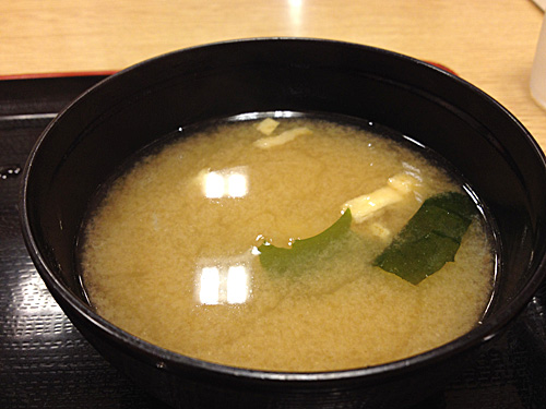 松屋　味噌汁