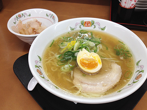 餃子の王将　日本ラーメン　アップ
