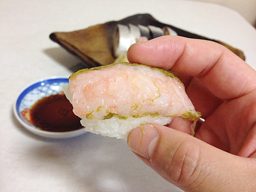 甘エビ握り