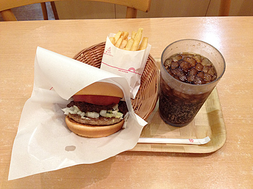 モスバーガー　カレーモスバーガー＋ポテトSセット
