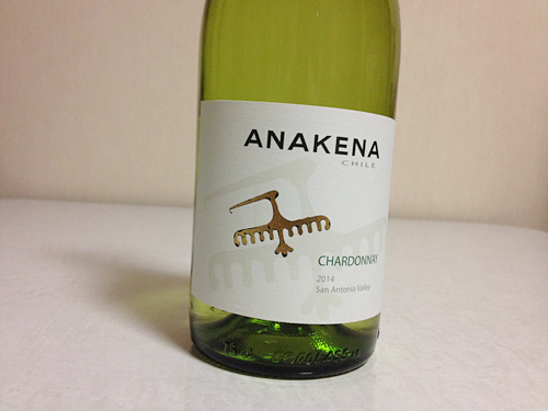 Anakena Chardonnay 2014　アップ