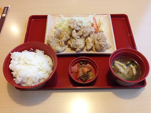 Joyfull　若鶏の唐揚げ定食