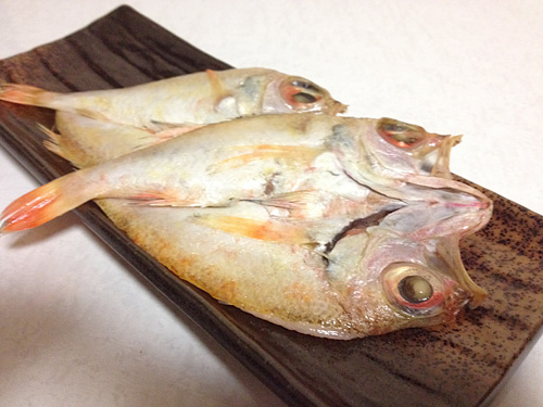 のどぐろの干物　焼く前