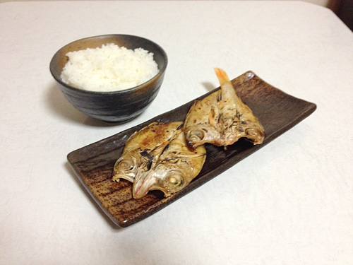 のどぐろの干物とごはん