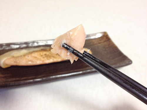 時鮭の切り身をひと切れ