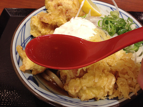 タル鶏天ぶっかけ　おつゆ