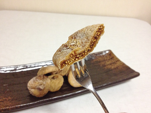 白いちじくをひと口