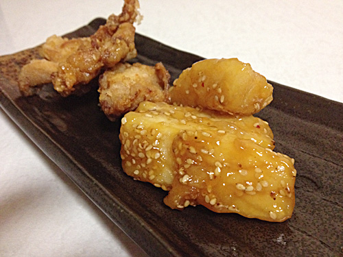 いか南蛮＆鶏の唐揚げ　アップ