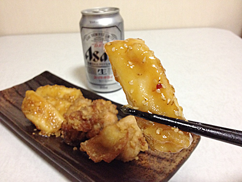 スーパードライといか南蛮