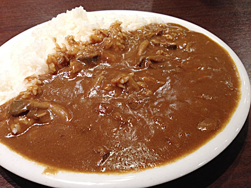ココイチ　きのこカレー　アップ