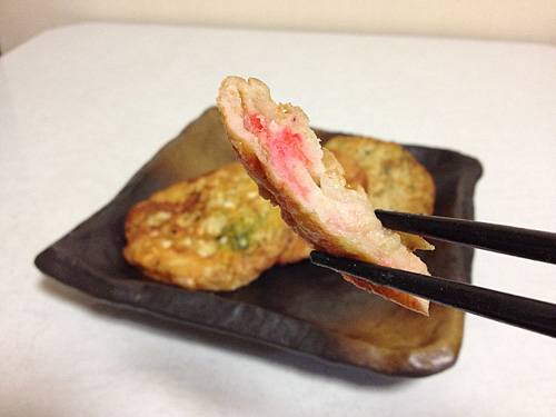豆腐と魚のお好み焼き　海老