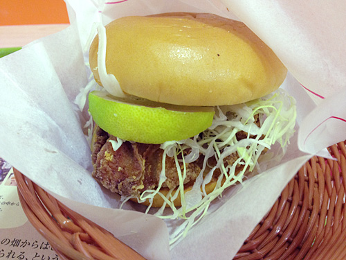 中津からあげバーガー