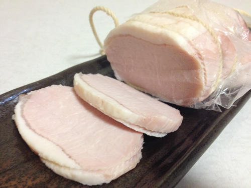 PAUL BOCUSE JAMBON DE LYONをカット