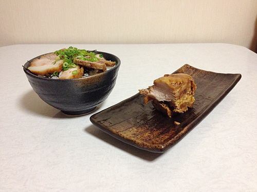 豚の角煮と角煮丼