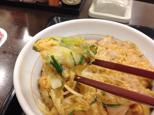 なか卯　親子丼
