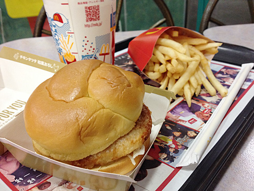 マクドナルド　チキンタツタ和風おろし　アップ