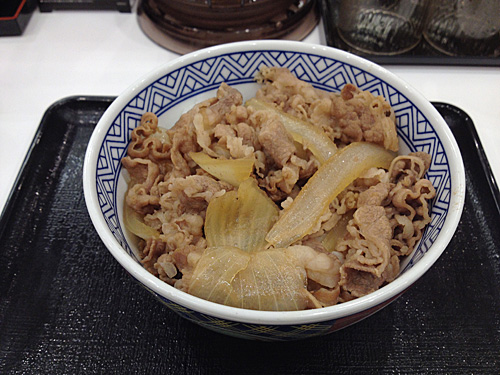牛丼　化粧前