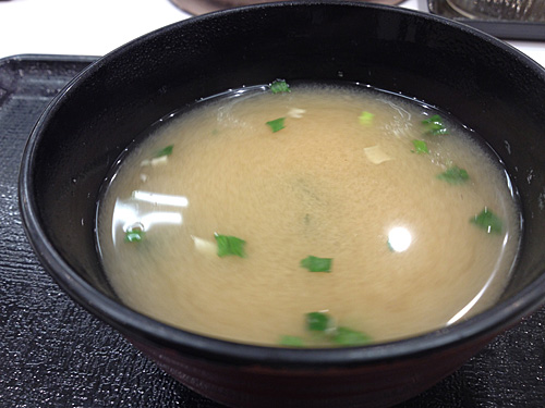 吉野家　みそ汁