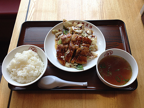 大阪王将　ステーキ回鍋肉