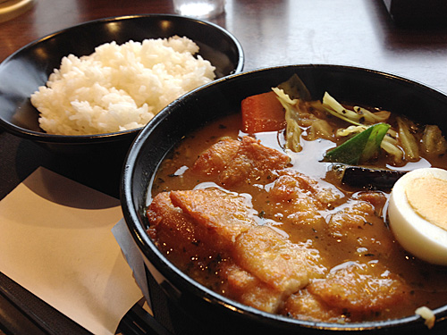 ココイチ　チキンスープカレー　アップ