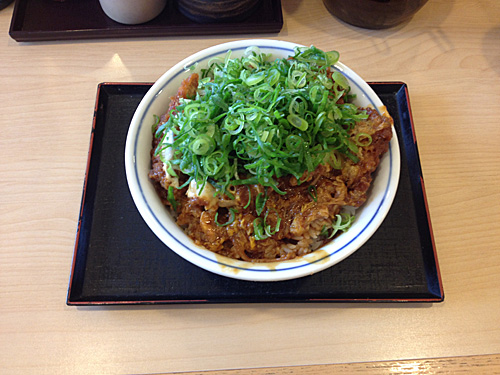 かつや　ねぎ味噌カツ丼