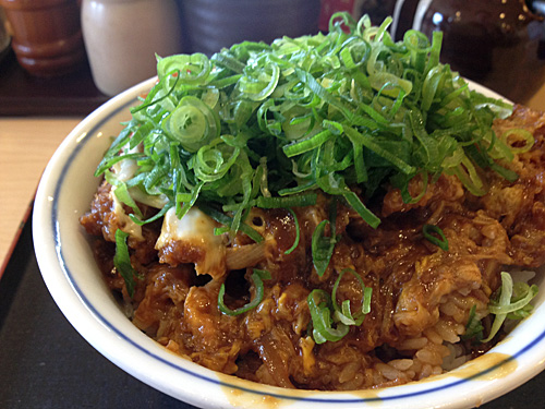 かつや　ねぎ味噌カツ丼　アップ