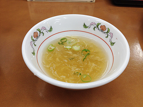 餃子の王将　玉子スープ