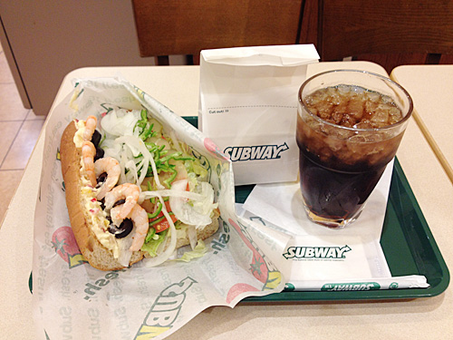 サブウェイ　えび野菜タルタル