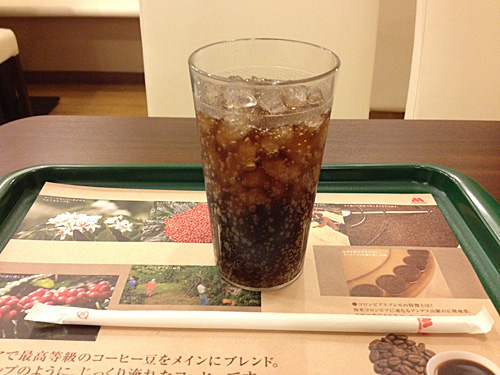 モスバーガー　コーラ