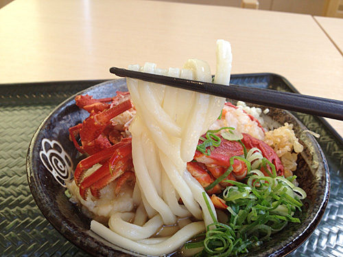 まるごと伊勢海老うどん　麺