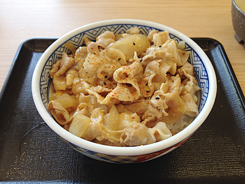 豚丼　化粧後