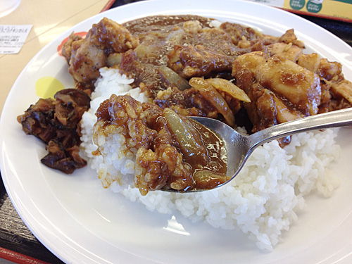 ごろごろチキンカレーのルーとライス