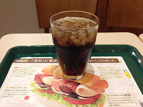 サブウェイ　コーラ