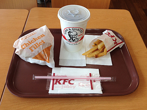 ケンタッキーフライドチキン　チキンフィレサンド