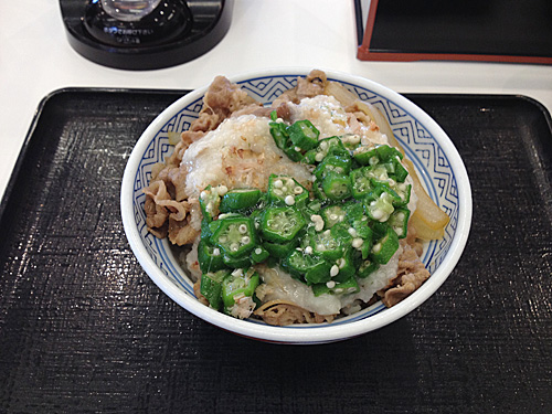 麦とろ牛皿御膳　変身後