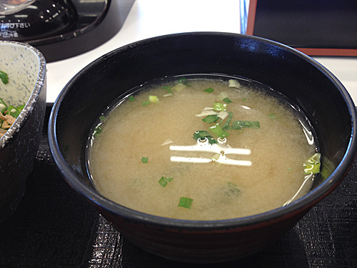 吉野家　みそ汁