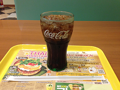 フレッシュネスバーガー　コーラ