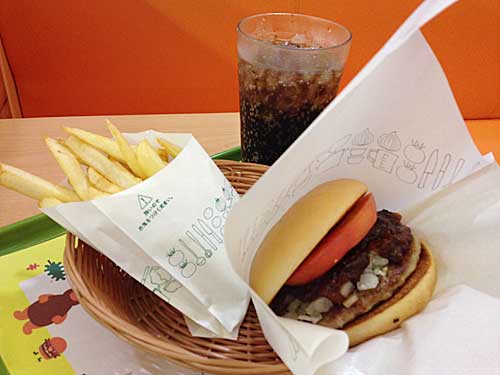 モスバーガー　バーベキューモスバーガー　アップ
