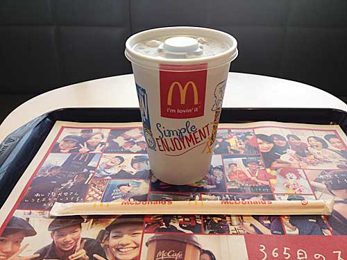 マクドナルド　コーラ