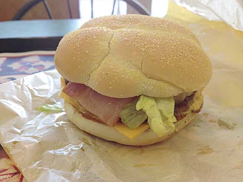 必勝バーガー ビーフ＆パイン
