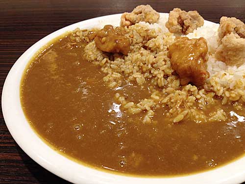 CoCo壱番屋　フライドチキンカレー　アップ