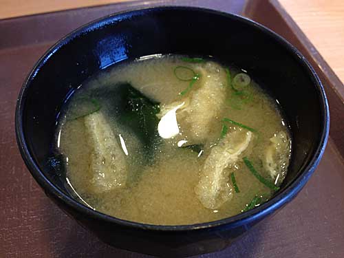 すき家　みそ汁