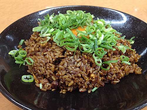 焦がし醤油の黒旨炒飯