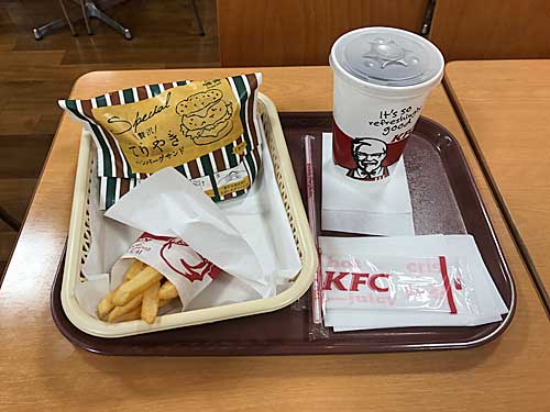 ケンタッキーフライドチキン　贅沢てりやきハンバーグサンド