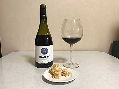 Maray Limited Edition Pinot Noir 2013とクリームチーズの味噌漬け